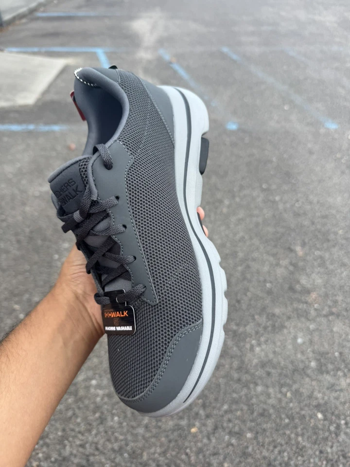 Zapatillas deportivas SKECHERS Go Walk 5 55519 carbón/negro para hombre talla 9 Foto 2 de 4