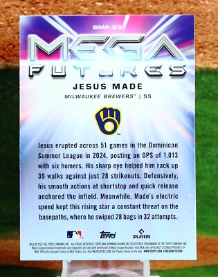 JESUS MADE - 2025 BOWMAN CHROME MEGA BOX MEGA FUTURES #BMF23 | eBay