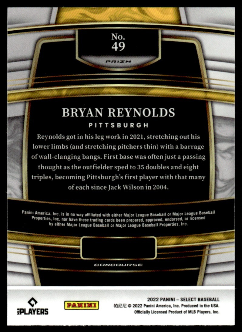 MLB 1st BRYAN REYNOLDS　ゴールドref auto MLB 1st BRYAN REYNOLDS ゴールドref auto Bryan Reynolds (MLB) 2024