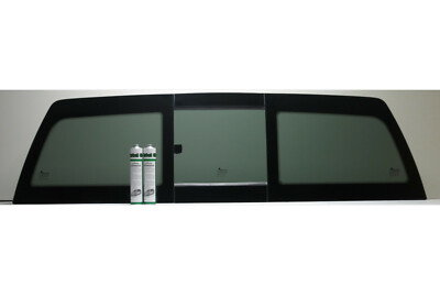 Fits 2007-2013 CHEVY/GMC Rear Back Glass Slider (Manual) +2 Glue