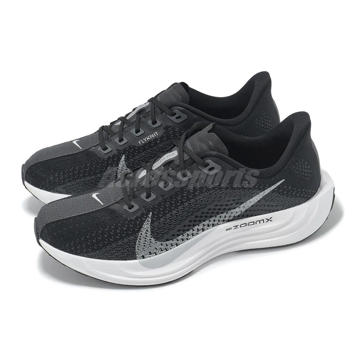 * SIZE 8.5 MEN\'S NIKE PEGASUS PLUS BLACK WHITE / FQ7261-002 RUNNING SHOES Nike ZoomX Pegasus Plus Black Flyknit Running FQ7261-002  main image 3