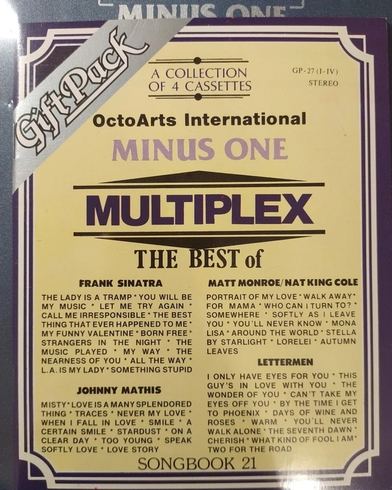 OctoArts International Gift Pack Minus One Multiplex Sinatra Monroe Cole Mathis - Image 2 of 3