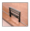 CRL 702DU Dark Bronze Vertical Sliding Ticket Window with 18" x 3-1/2" Opening - Picture 4 of 4