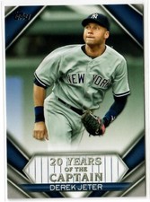 2020 Topps Update 20 Years of The Captain #YOC10 Derek Jeter ⚾ NY Yankees! ⚾