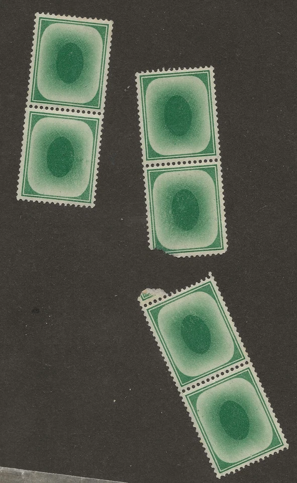 Gran Bretaña 1936 KGV 6 estampillas de huevos escalfados con artículo Daily Express Foto 2 de 4