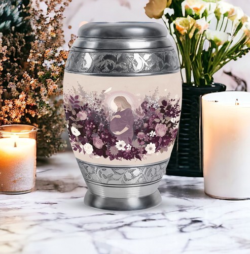 Mother Cremation Ashes Adults, Human Urns For Ashes, 10 Inch - Picture 4 of 7