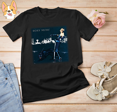 Roxy Music For your Pleasure Cotton Black Men All size Tee Shirt  E720