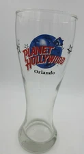 Planet Hollywood Orlando Tall Large Souvenir Pilsner Beer Glass Pint Size
