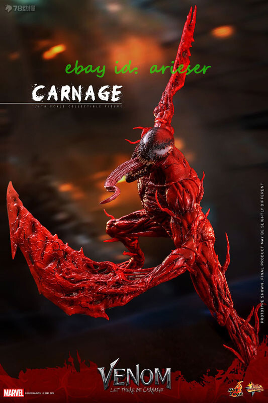 Hot HT 1/6 Mms620 Carnage Venom:Let There Be Carnage Dx Ver.Action