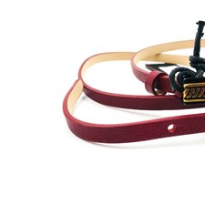 Ceinturon Cuir Rouge Vintage Miss Sixty 100 Cm - Occasion - Pour Femme