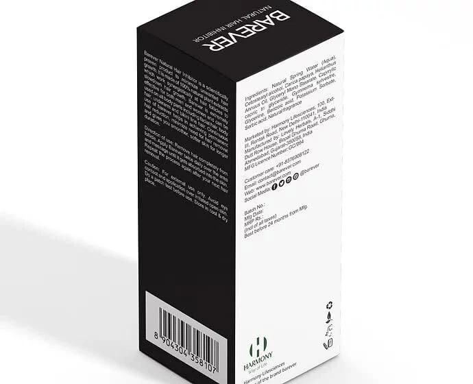 Crema inhibidora natural del cabello Barever para la reducción del vello corporal y facial - 100 g Foto 2 de 4