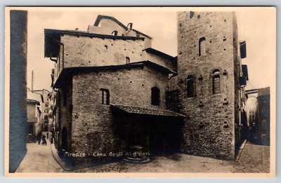 RPPC Firenze Italy Casa Degli Alighieri Postcard