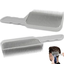 2Pcs Barber Fade Comb Hair Fade Tool Blending Combs for Fades for Home & Salon