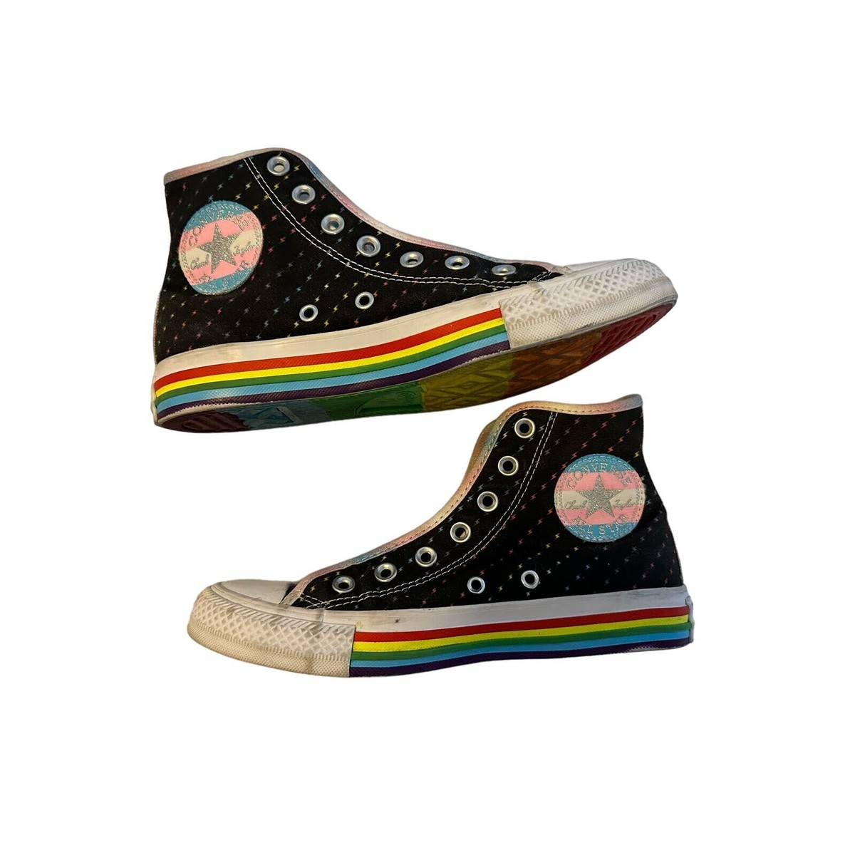 Converse Chuck Taylor All Star Hi Rainbow Pride Sneaker Love is