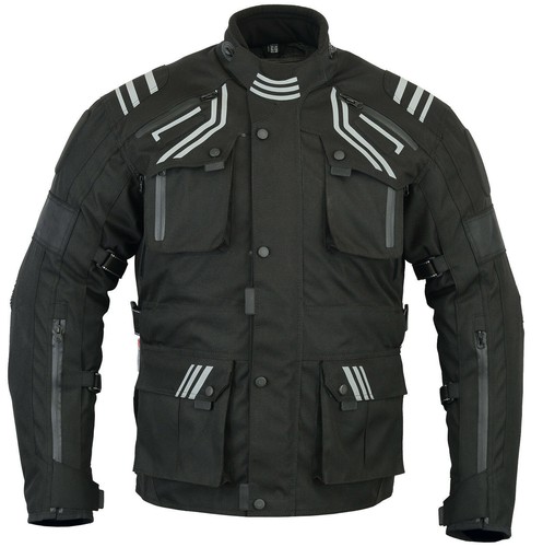 BGA Adventure Chaqueta de Turismo Impermeable Para Hombre Abrigo de Motocicleta CE Blindado - Imagen 9 de 12