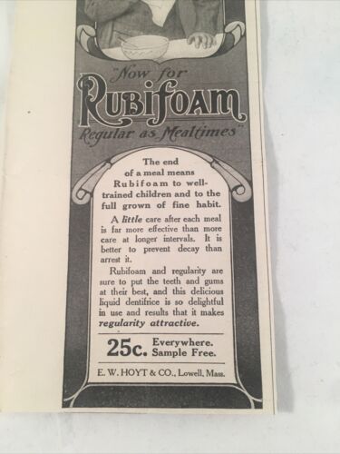 Vtg Rubifoam 1907 Print Ad - Picture 3 of 4