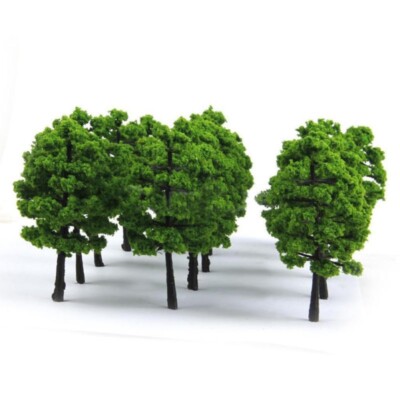 20pc Trees Model Train For Wargame Railroad House Park Setting Scenery Landscape