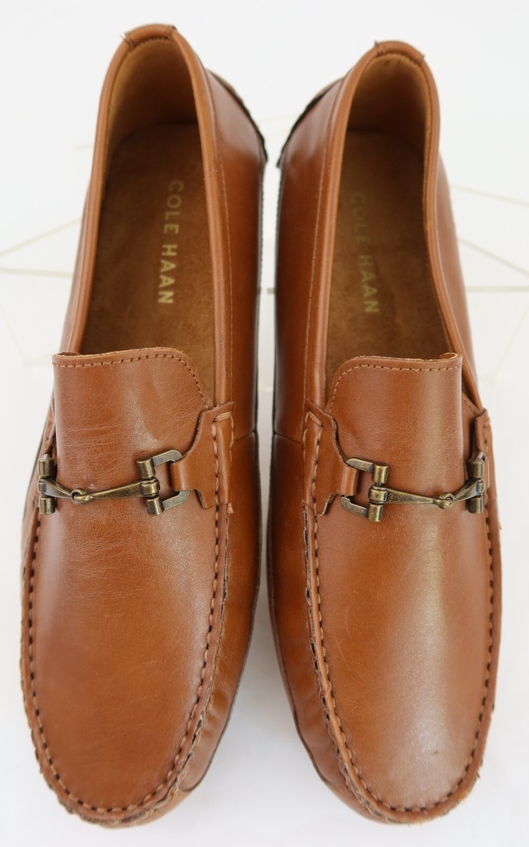 Cole Haan Wyatt Bit Driver Loafers British Tan Sz 11 Runs  display picture 1
