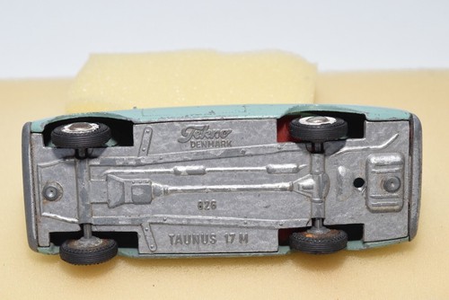 B22 1:43 TEKNO DENMARK 826 FORD TAUNUS 17M 17 M GREEN EXC. COND. - Picture 8 of 8