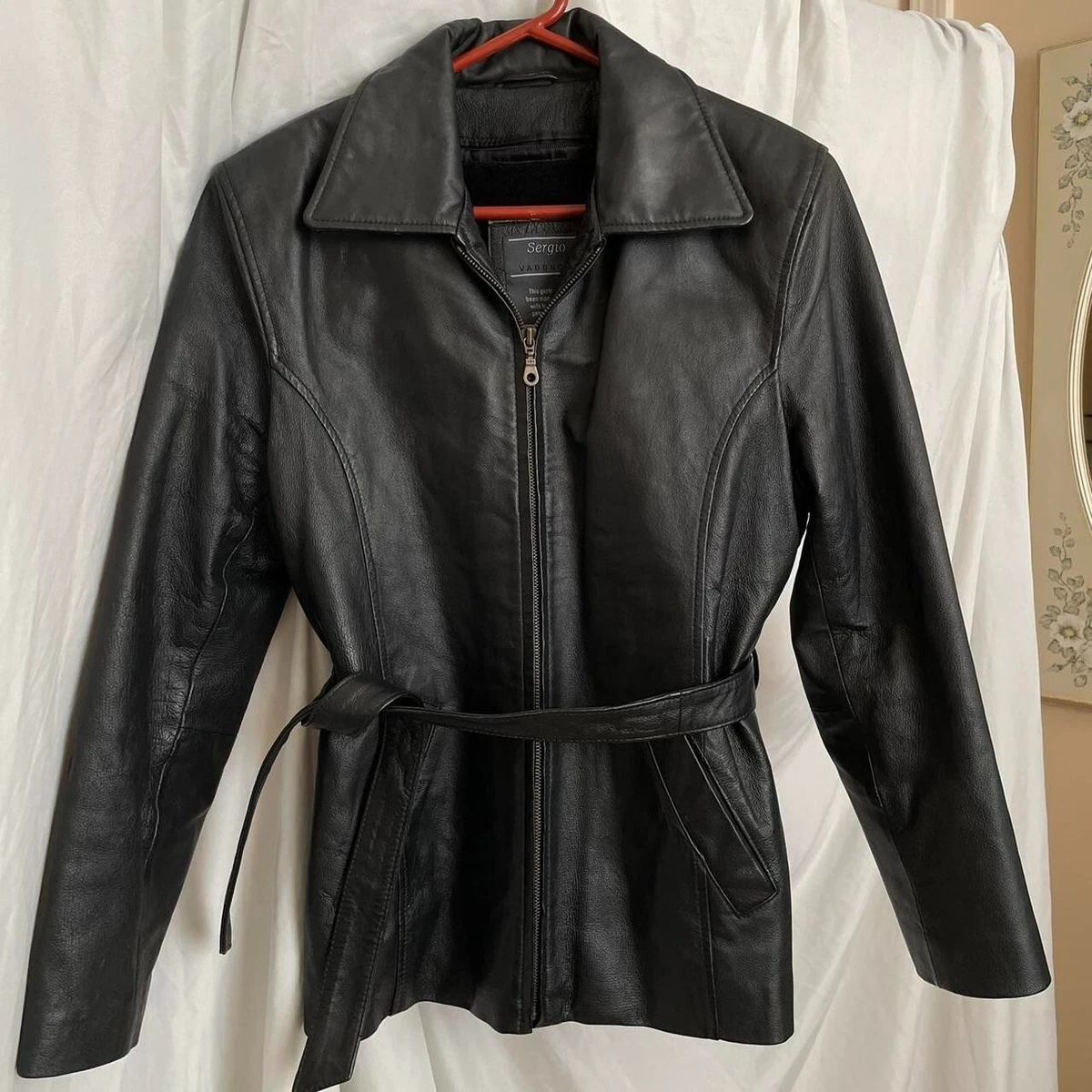 Sergio vadducci leather jacket hotsell price