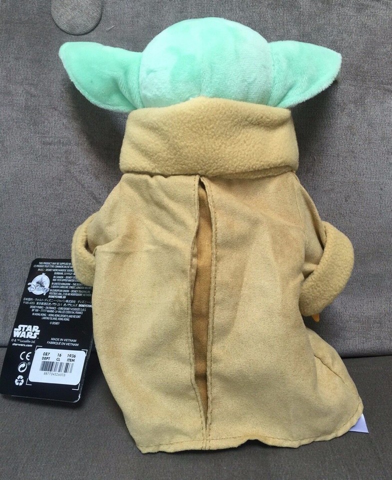 Disney Store Parks Star Wars Mandalorian Child Baby Yoda Grogu 11 ...