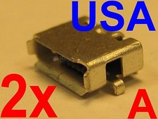2x USB Charging Port Micro Charger Sync For Dell Venue 8 Pro 32GB Tablet USA