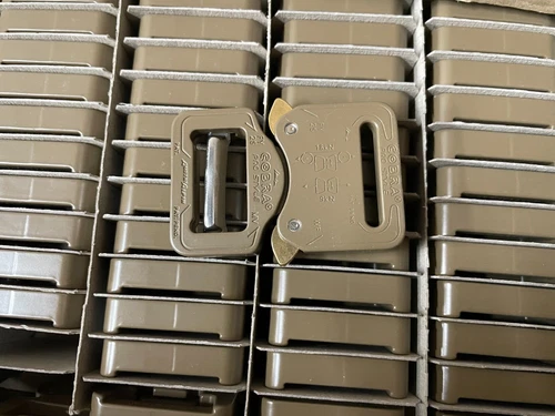 AustriAlpin 25mm / 1" Cobra Pro Style Buckle Coyote Brown FY25CVF Belt Clip