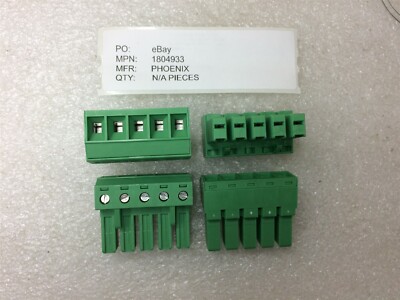1804933 PHOENIX PC4/5-ST-7,62 TERM BLOCK PLUG 5POS STR 7.62MM 2 PCS