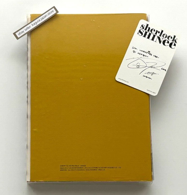 SHINee [ONEW] Sherlock 4th Mini Album Korean ver. CD + Booklet +