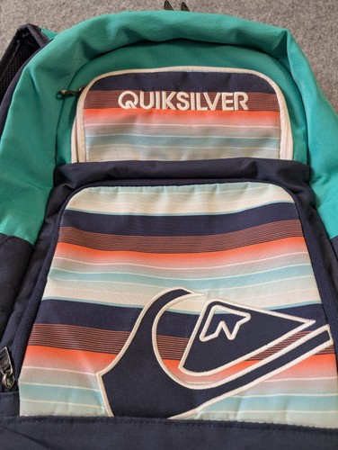 QUIKSILVER Backpack 16" BACKPACK Stripes School Laptop - Picture 5 of 11