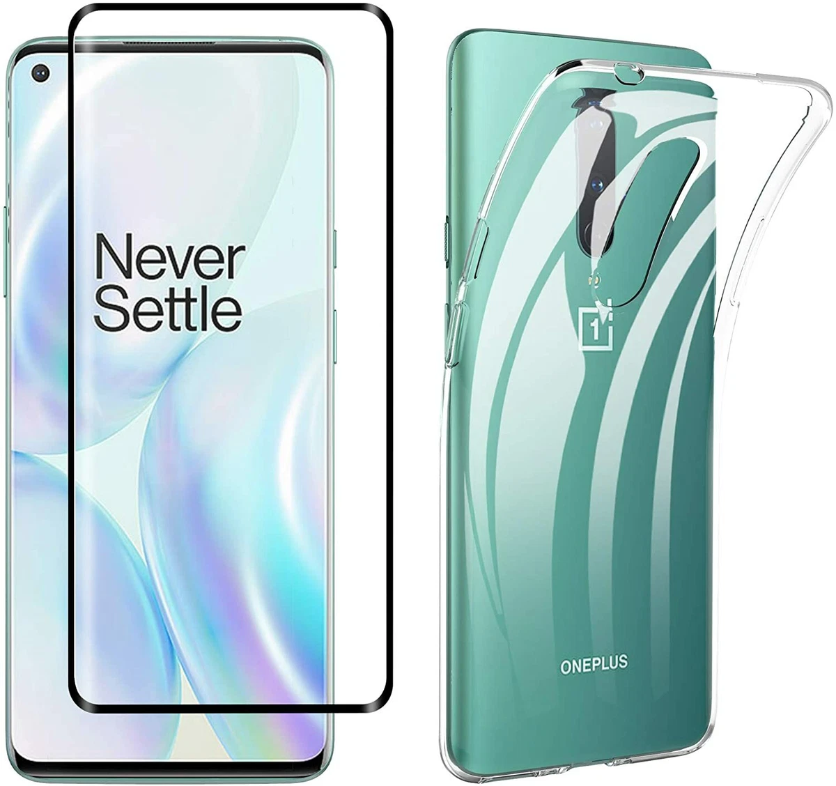 Custodia Flip OnePlus 8T - Fibra di carbonio