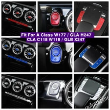 Accessories Center Control Air AC Button Cover Trim For Benz A Class GLA CLA GLB