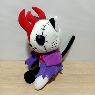 Hangry & Angry Gothic Punk Cat Purple Hoodie Plush Toy Taito Prize