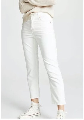 white jeans damage
