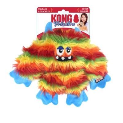 KONG Frizzles Zazzle M 22cm Hund Monster Plüsch Stofftier Hunde Welpen Spielzeug