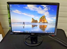 ASUS VH198T 19" Widescreen TN LED LCD Monitor DVI VGA Stand and cables included