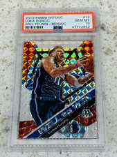2019 Panini Mosaic Will to Win Mosaic #13 LUKA DONCIC PSA 10!! 🔥💰📈🔥