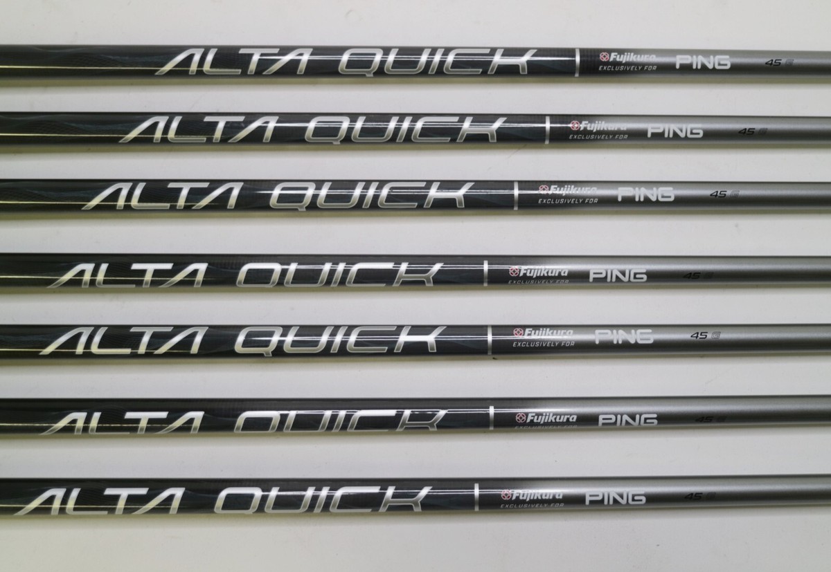 Ping Fujikura Alta Quick G430 35 / 45 Flex Golf Iron Shafts Choose