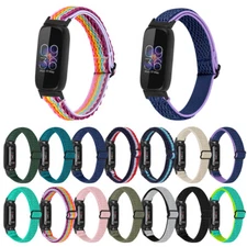 For Fitbit Inspire 3 Replacement Sports Band Woven Nylon Elastic Strap Band