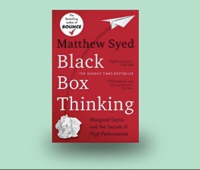 NEW Black Box Thinking Marginal Gains & Secrets of High Performance Matthew Syed