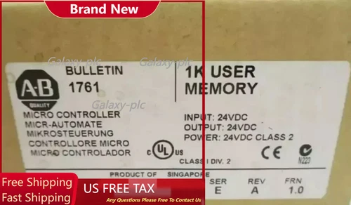 New  Sealed AB 1761-L16BBB MicroLogix 1000 16 Point Controller US Free Tax