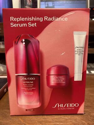 Shiseido Ultimune Power Infusing Concentrate Serum 3 pc Set new in box