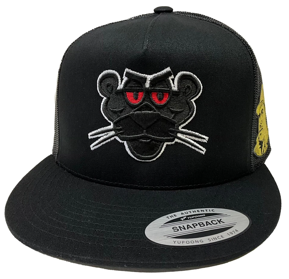 SOMBRERO LA PANTERA Y EL CHAPO GUZMÁN MALLA NEGRA LOGO DE MÉXICO FEDERAL Foto 3 de 4