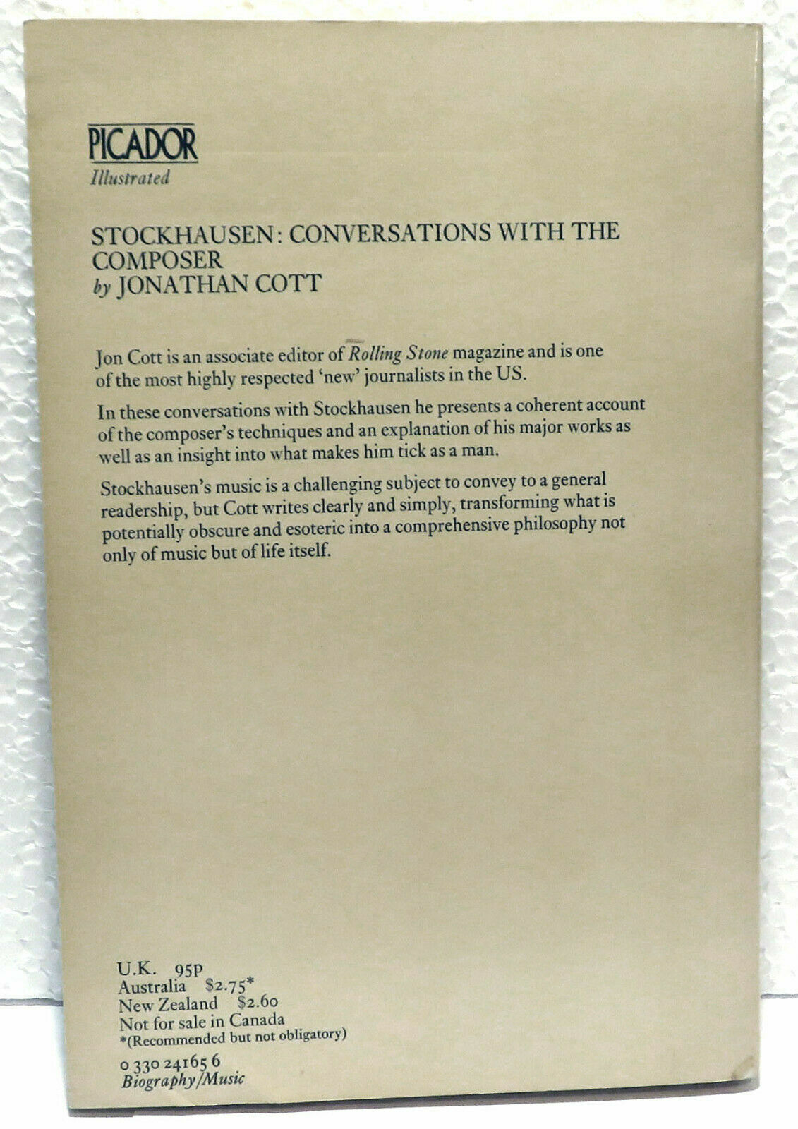 Photo 4 - Karlheinz Stockhausen Experimental compositeur signé livre avec cœur Sketch