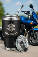 Suzuki Tumbler 30 oz | 2 Sided Lasered and  Insulated | logo, glass, mug