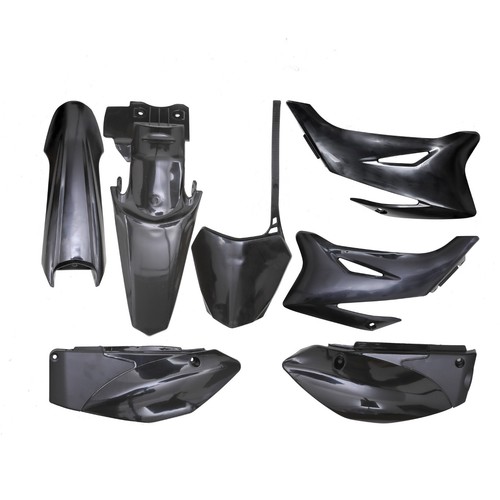 Kit de carrocería de carenado de guardabarros de plástico totalmente negro para Yamaha TTR110 2008 2011 2012 2019 - Imagen 3 de 11