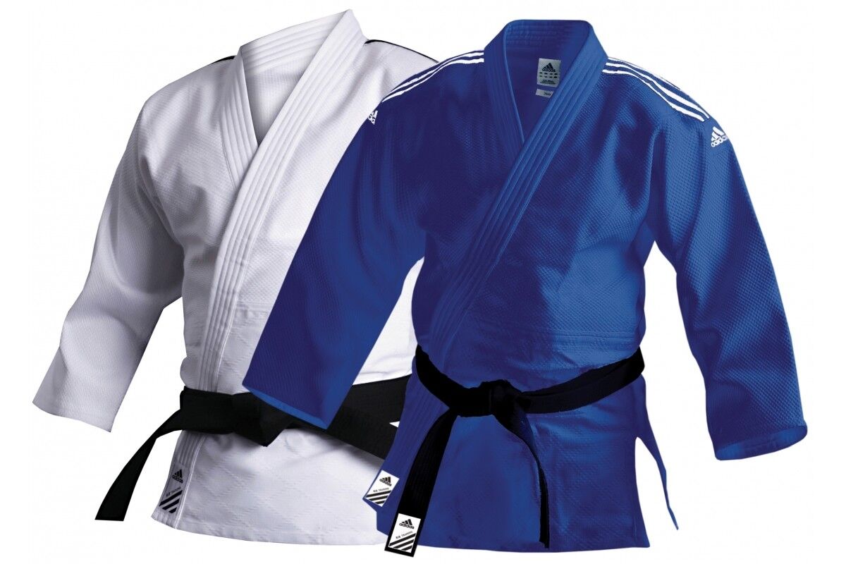 Adidas Training J500 Judo Suit Mens Women Judoka Uniform Kids Blue White Judo | eBay