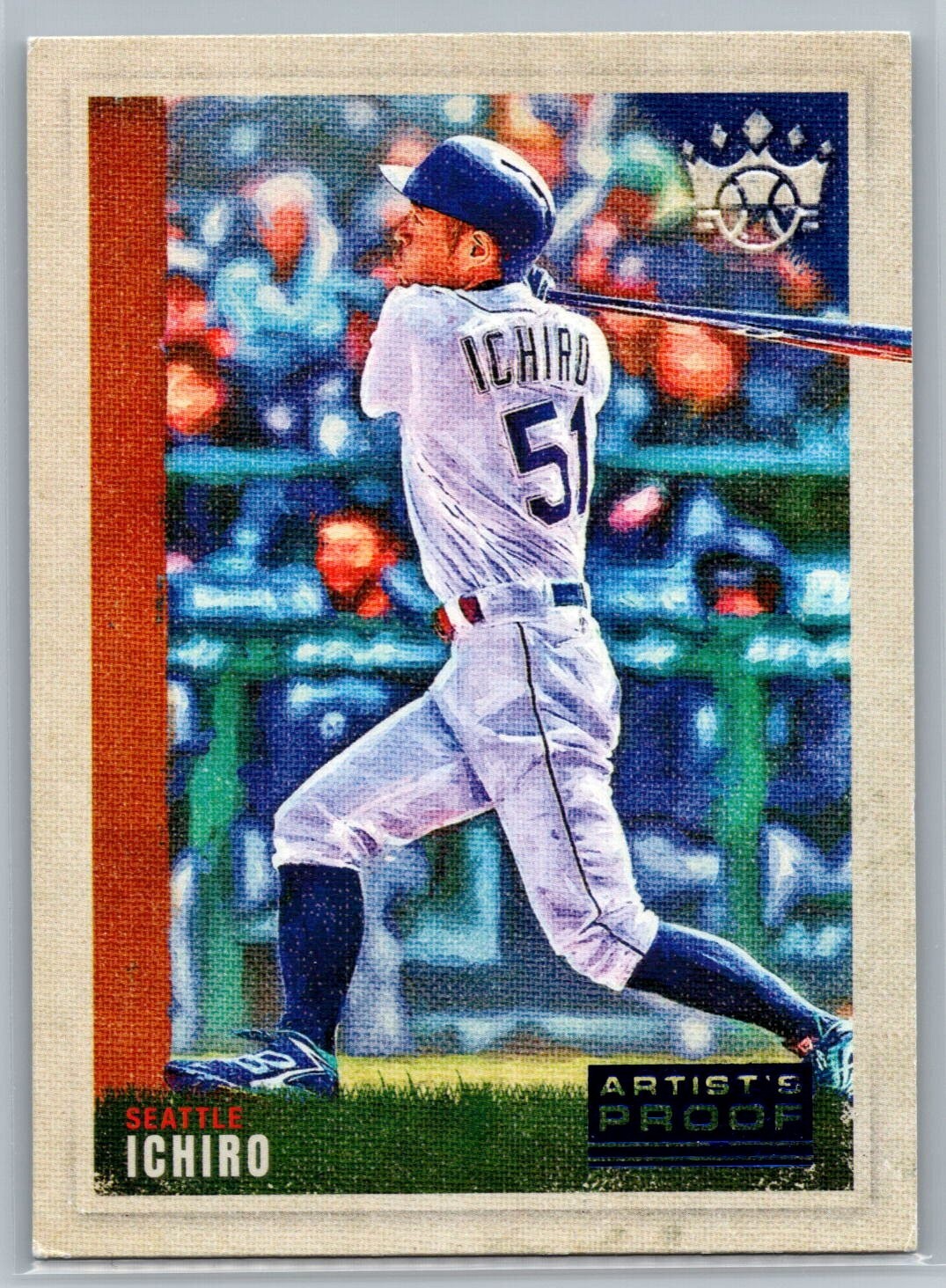 ICHIRO 2022 Diamond Kings Artist's Proof Blue #136 SEATTLE MARINERS