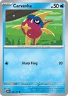 Carvanha Pokémon TCG Cards