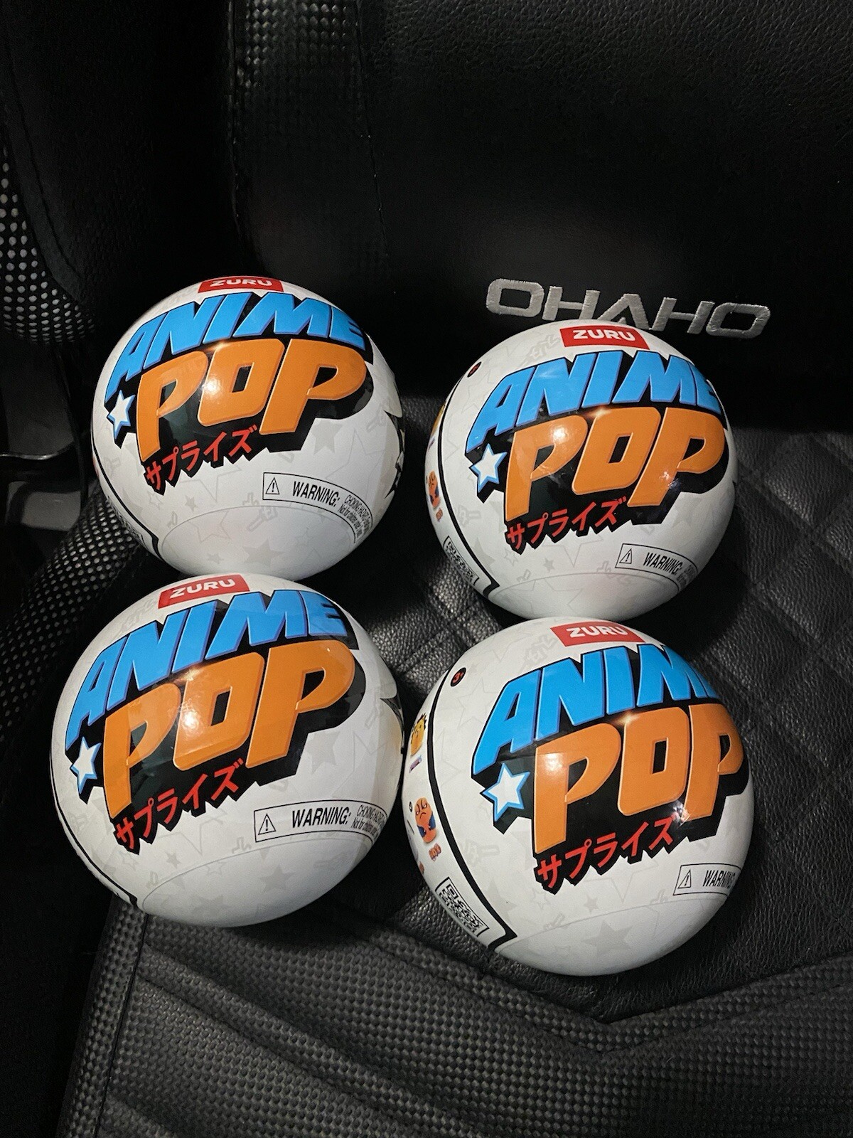 4 Pack: Zuru ANIME POP Surprise 5in. Mystery Plush Series NEW SEALED